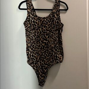 Leopard Print Bodysuit